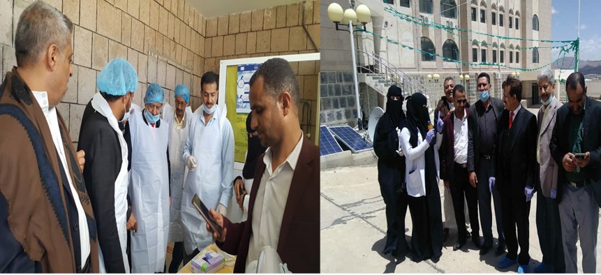 لجنة برلمانية تزور أحد مستشفيات بني مطر محافظة صنعاء
