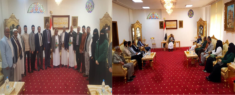 رئيس مجلس النواب يلتقي رئيس وأعضاء اللجنة التنظيمية للمؤتمر الأول للتغذية العلاجية