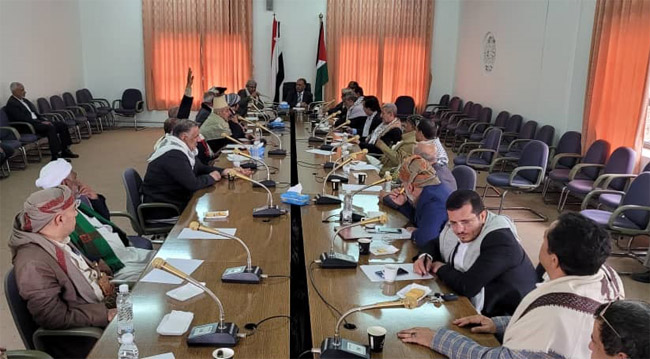 اجتماع موسع لهيئة رئاسة المجلس ورؤساء ومقرري اللجان البرلمانية الدائمة 