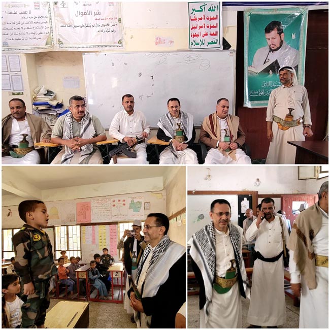 عضو مجلس النواب الدكتور أحمد نصار يتفقد الدورات الصيفية في محافظة حجة