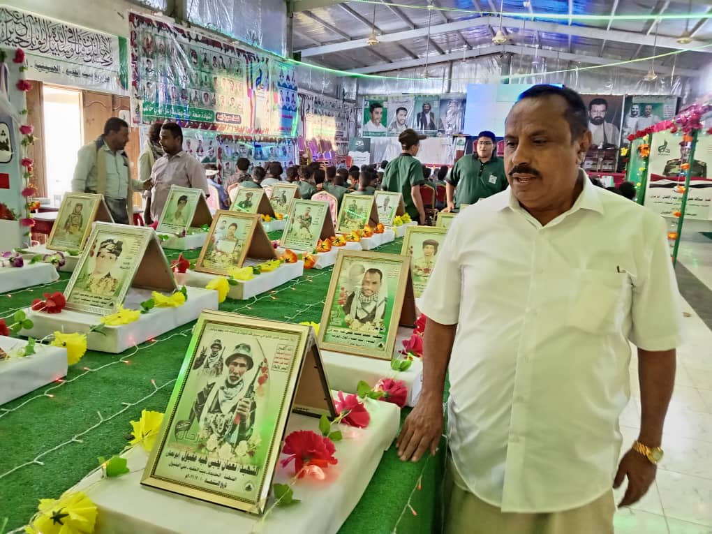 عضو مجلس النواب الغبري يزور معرض الشهداء في الحسينية ويشارك في فعالية بمديرية بيت الفقيه بالذكرى السنوية للشهيد 