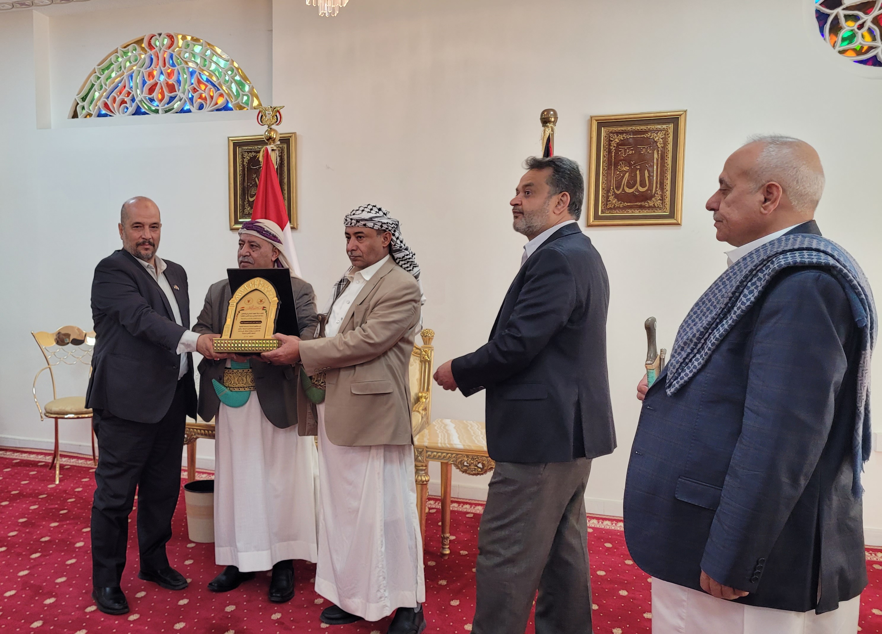 رئيس مجلس النواب يلتقي ممثل حركة الجهاد الإسلامي