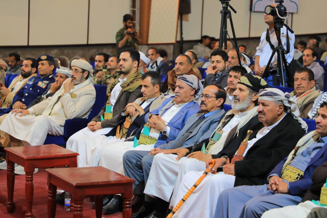 رئيس مجلس النواب  يشارك في فعالية خطابية للمكتب السياسي لأنصار الله بذكرى سنوية شهيد القرآن