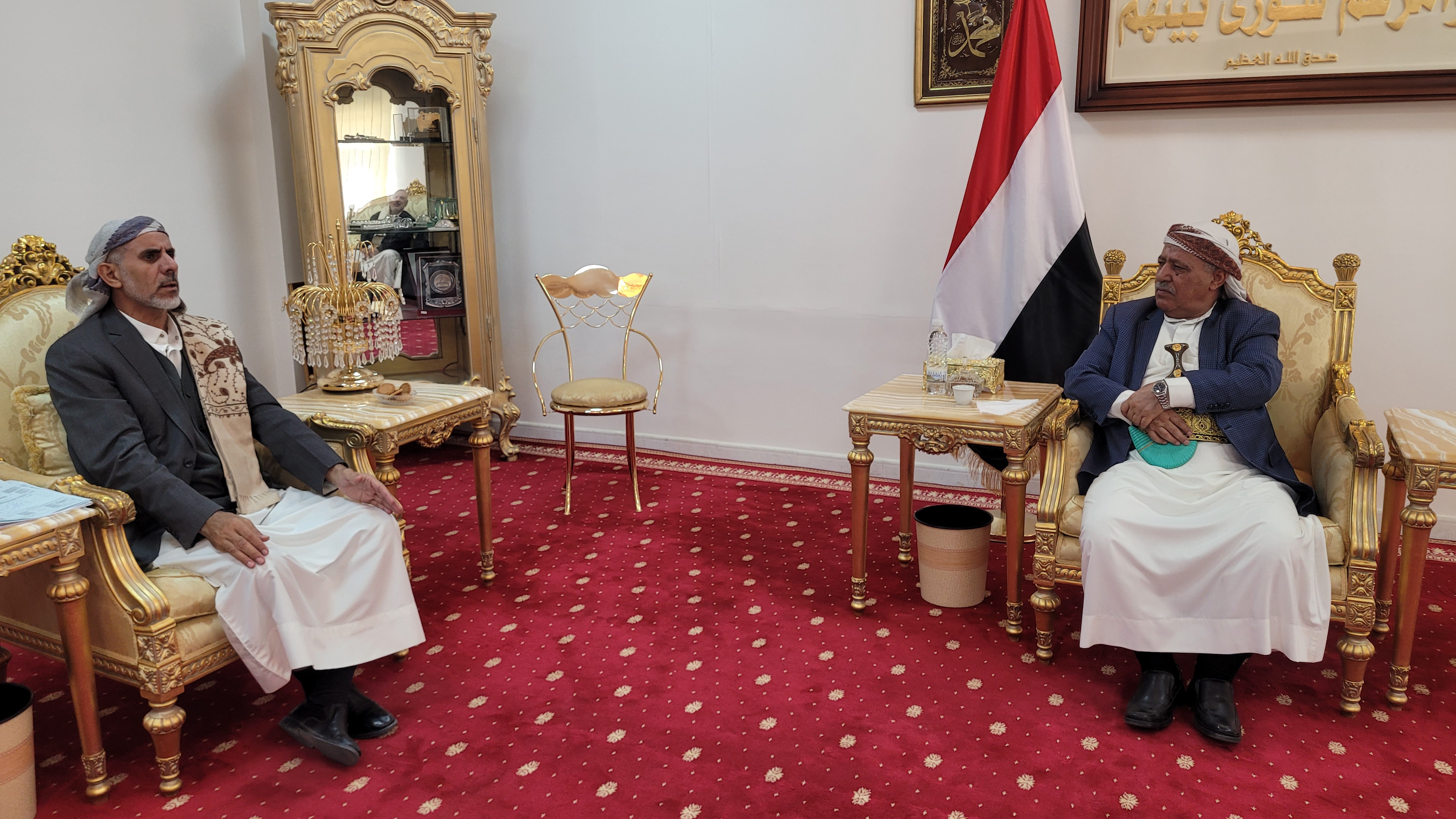 رئيس مجلس النواب يلتقي القائم بأعمال رئيس الوزراء